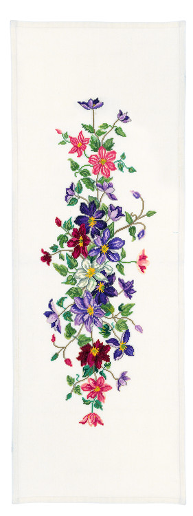 Broderikit Løber Clematis