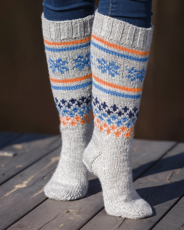 Raggsockor med stjärnor