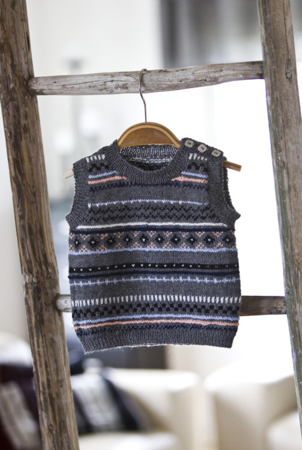 Barnegenser, lue og vest