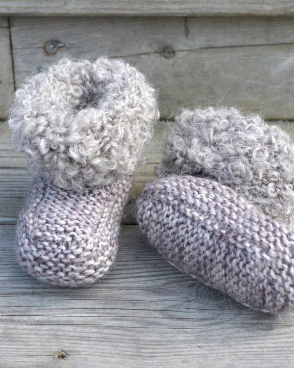 Fluffiga babyboots