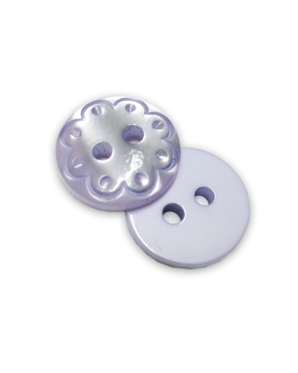 Knapp 12 mm lys lilla
