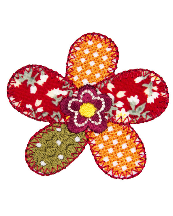Tøymerke Blomst