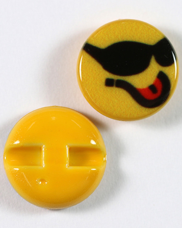 Knapp Emoji Kul 15 mm