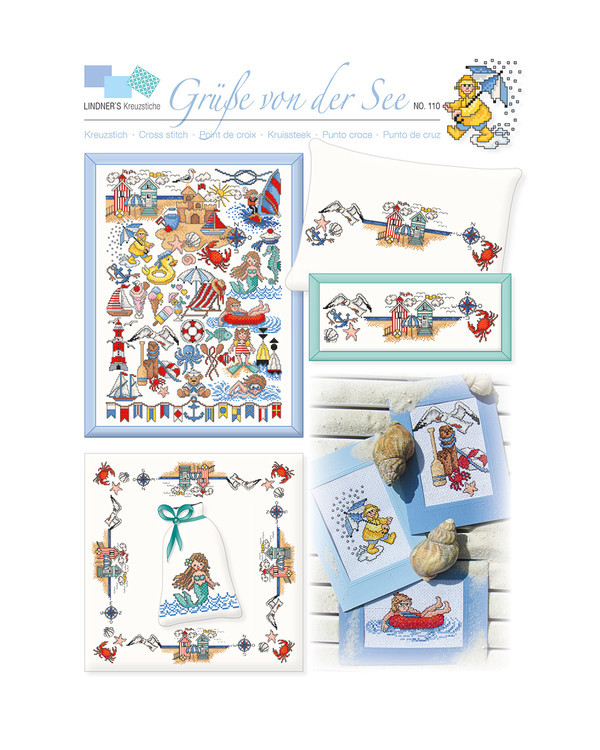 Broderisett Hilsen fra havet