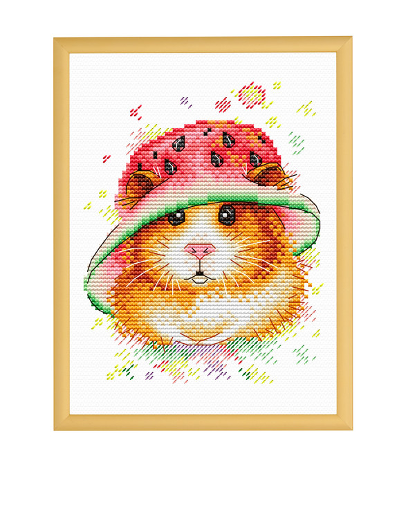 Broderikit Tavla Lustig hamster