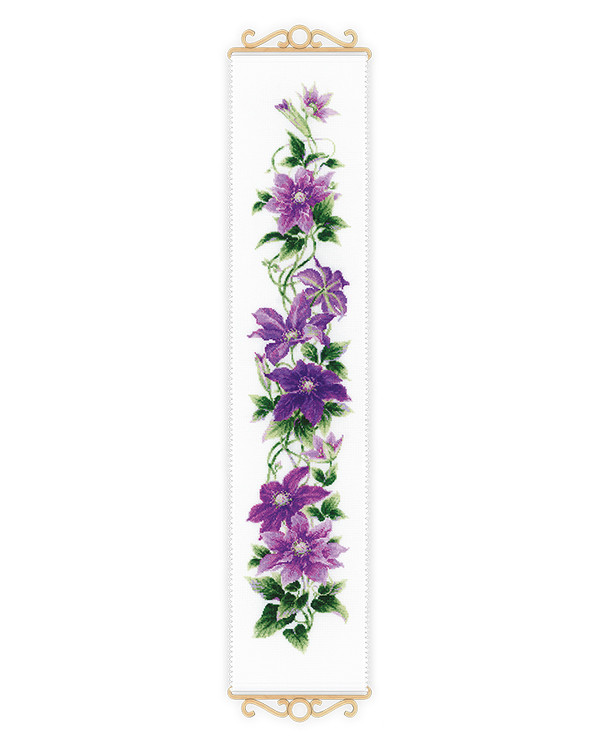 Broderikit Vepa Lila blommor