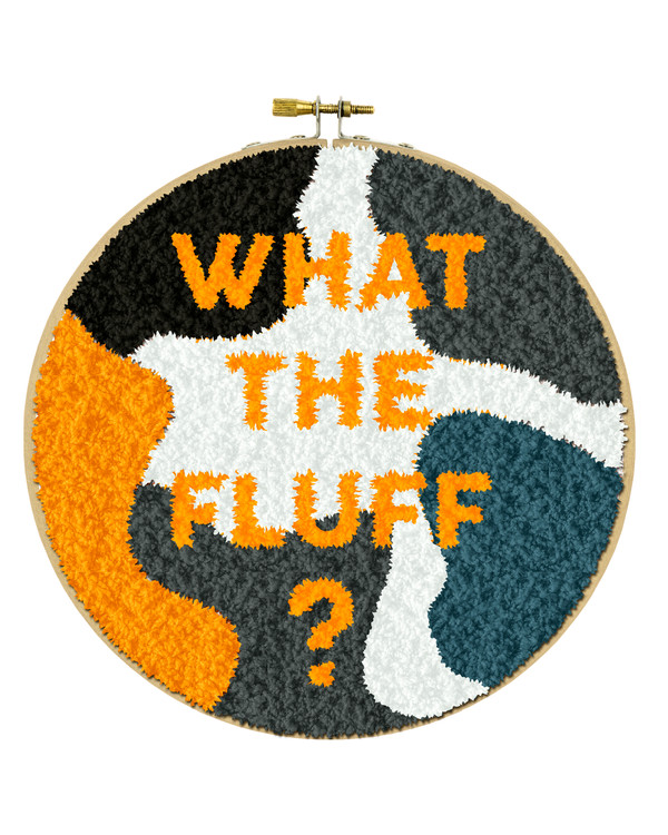 Punch needle pakke What the fluff