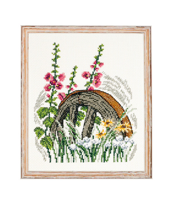 Broderikit Tavla Kvarnhjul