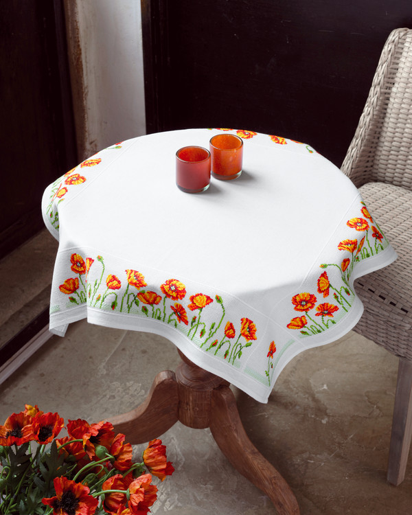 Mitteldecke Mohn