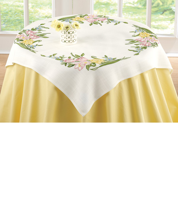 Duk Vårblomster med eller uten garn
