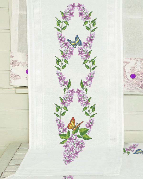 Løper Lilla blomster med eller uten