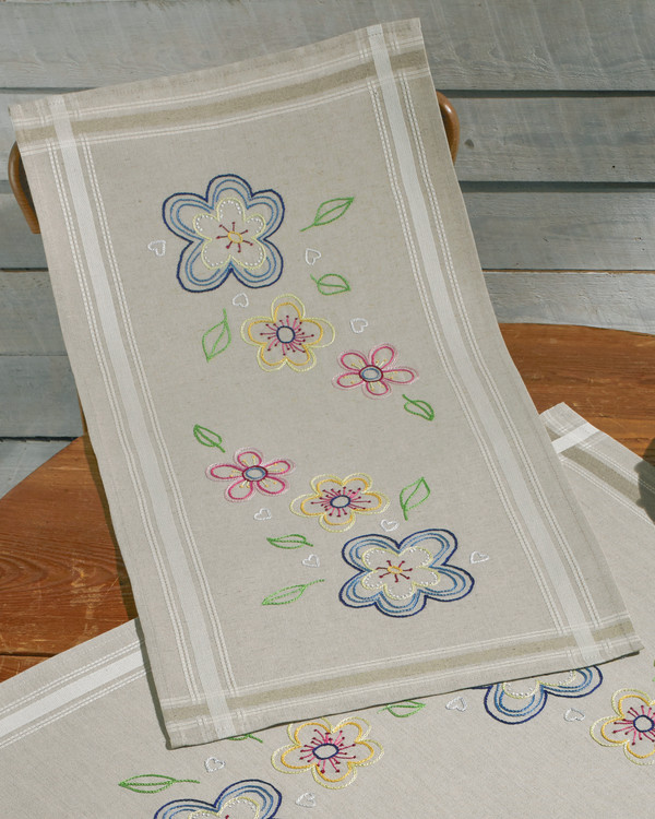 Duk Fargerike blomster