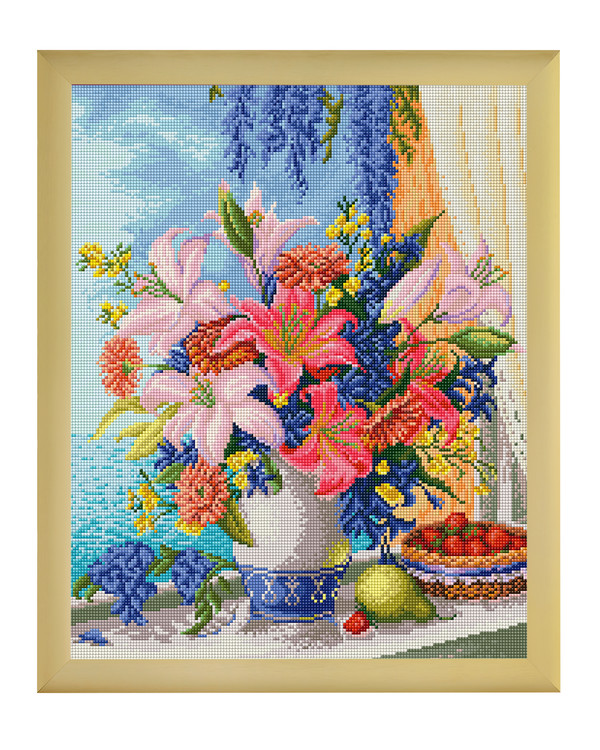 Diamond painting Lijlakimppu