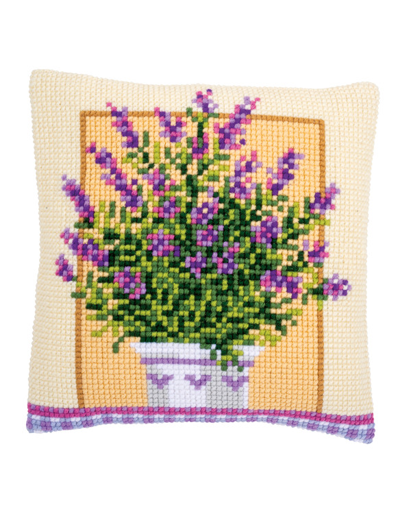 Broderipakke Pute Lavendel