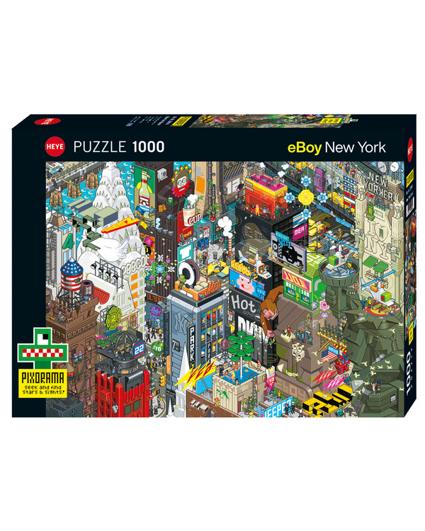 Palapeli Cartoon New York 1000 palaa