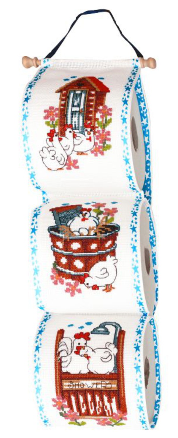 Toilettenpapierhalter Hühnerhof
