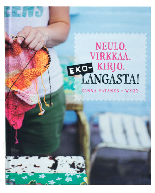 Kirja Neulo/virkkaa eko-langasta