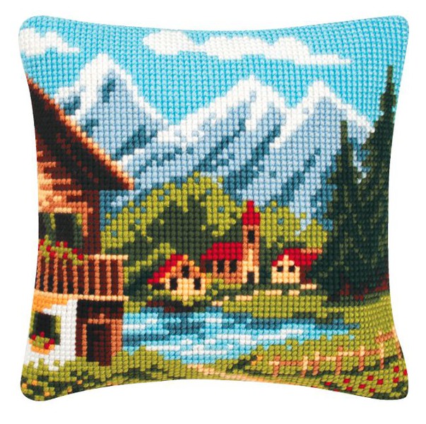 Broderikit Kudde Vackra vyer
