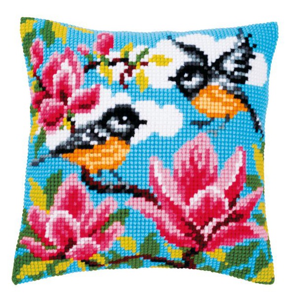 Broderikit Kudde Blomstertid