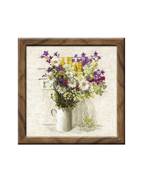 Broderikit Tavla Vilda blommor