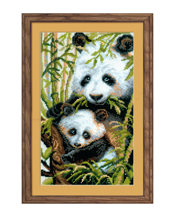 Taulu Panda ja poikanen