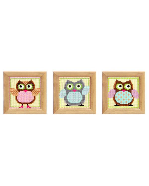 Bilder Süße Eulen 3-er Pack