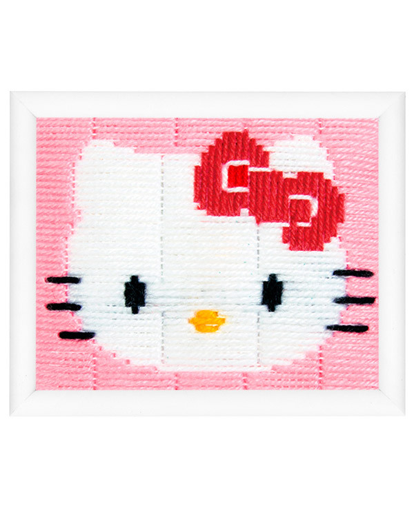 Broderikit Långstygn Hello Kitty