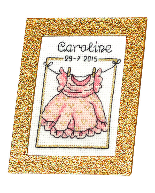 Broderipakke Broderi Kjole til lite fotoalbum