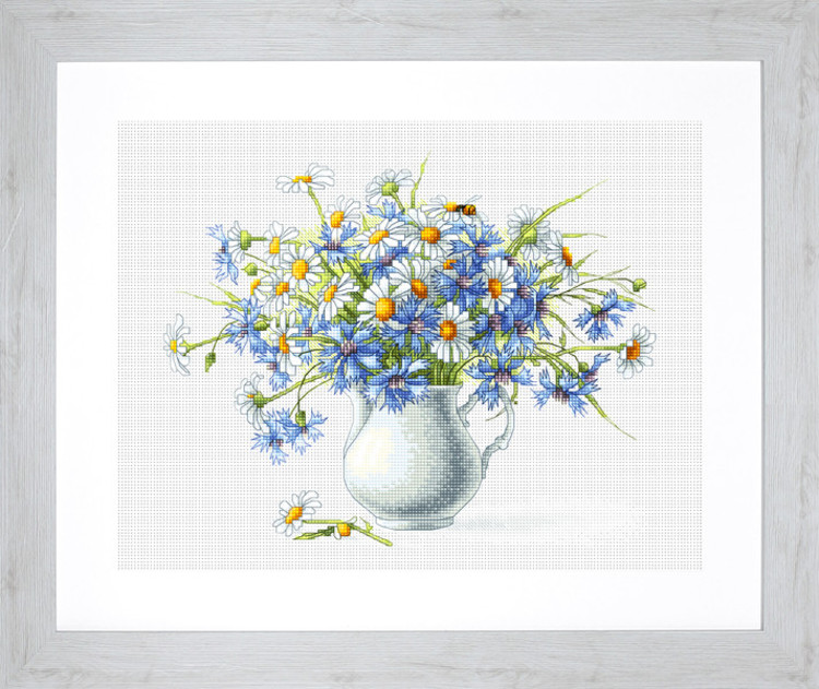 Broderikit Tavla Sommarbukett