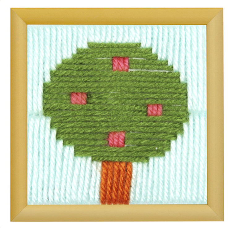 Langstichbild Apfelbaum