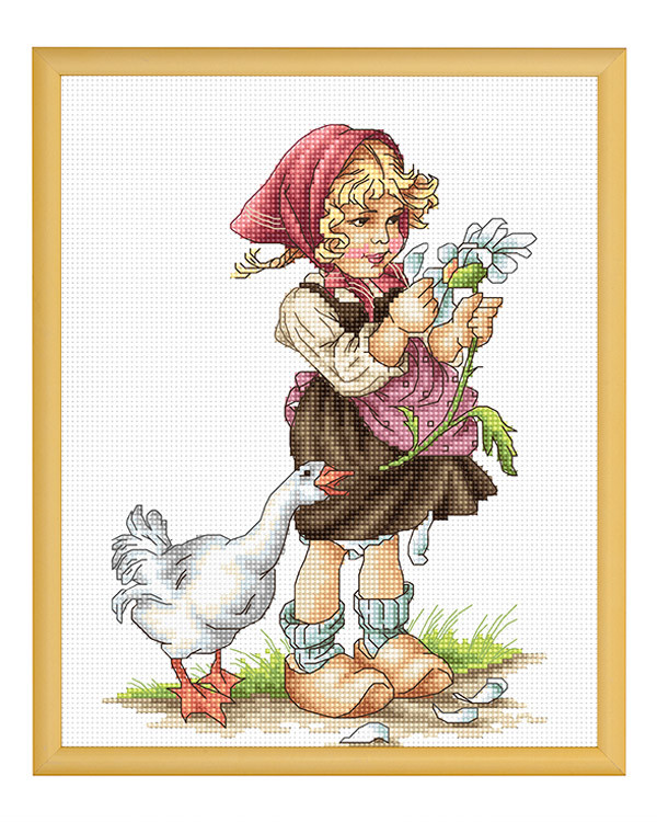 Bild Gänsemädchen