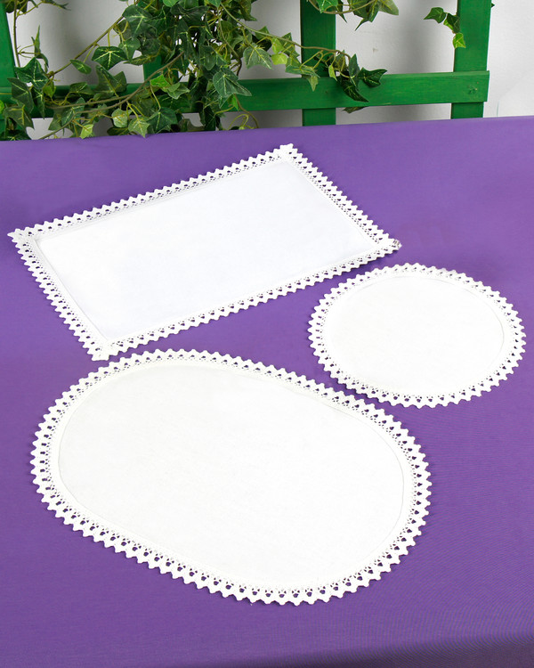 Duksett Doilies 3-pk