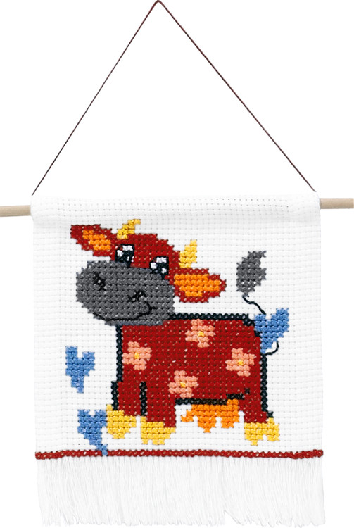 Broderikit Vepa Blommig ko
