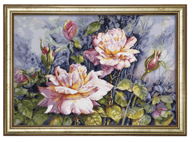 Broderikit Tavla Vackra rosor