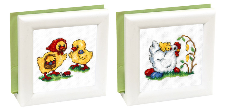 Broderi Påskekylling 2-pk