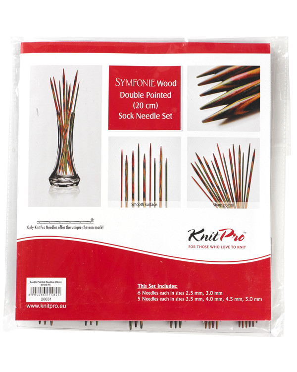 Strumpstickor Symfonie 20 cm set 6