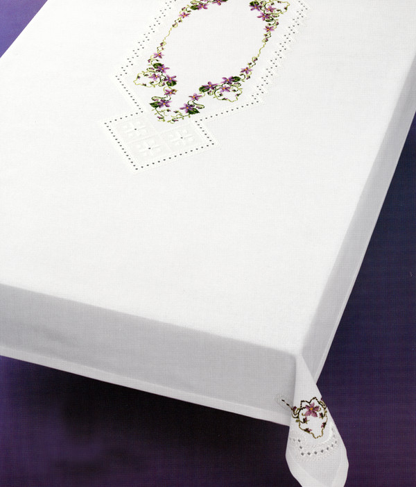 Hardanger Middagsduk Fioler