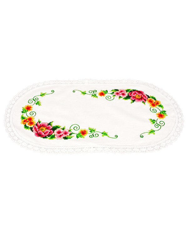 Broderipakke Duk Sommerblomster