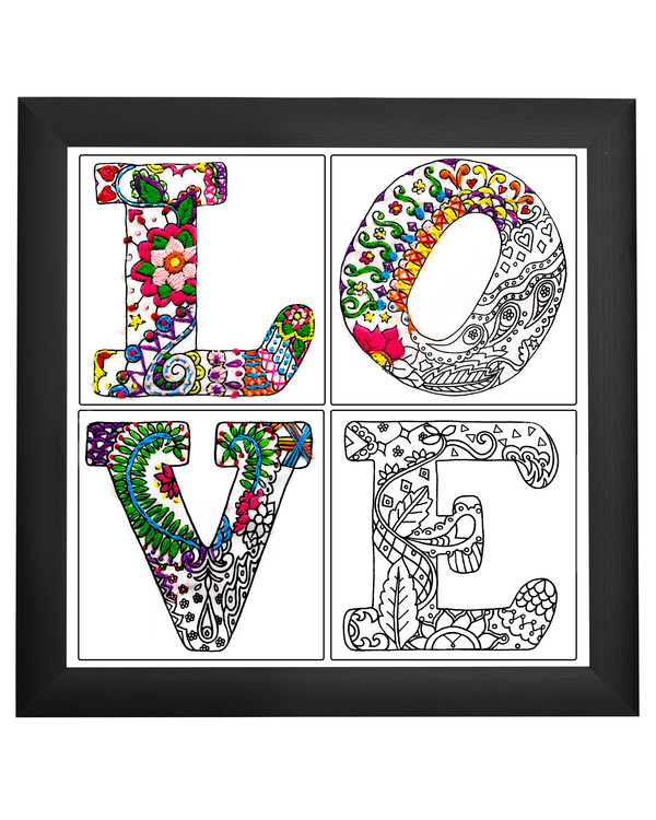 Broderikit Tavla Zen Love