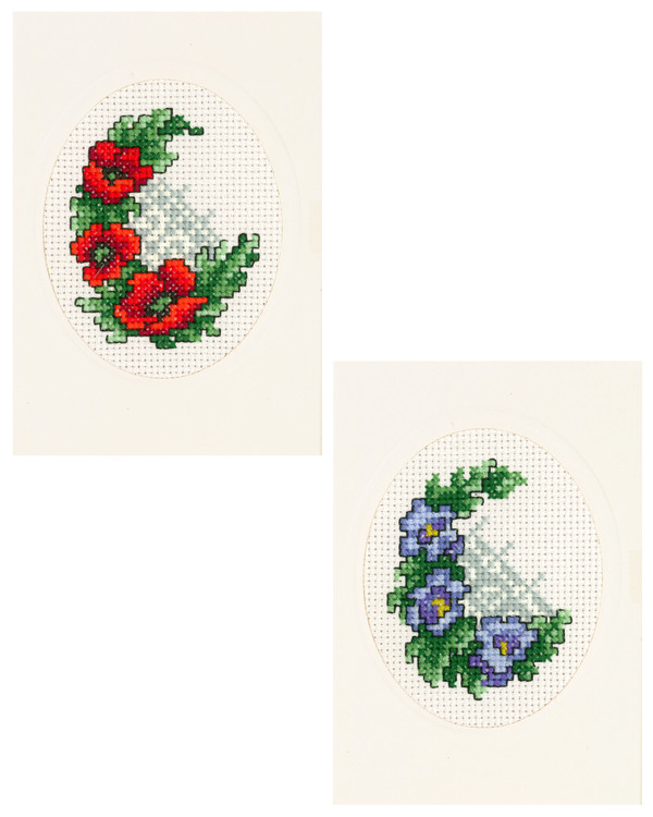 Kortit Unikko ja Petunia 2/pak