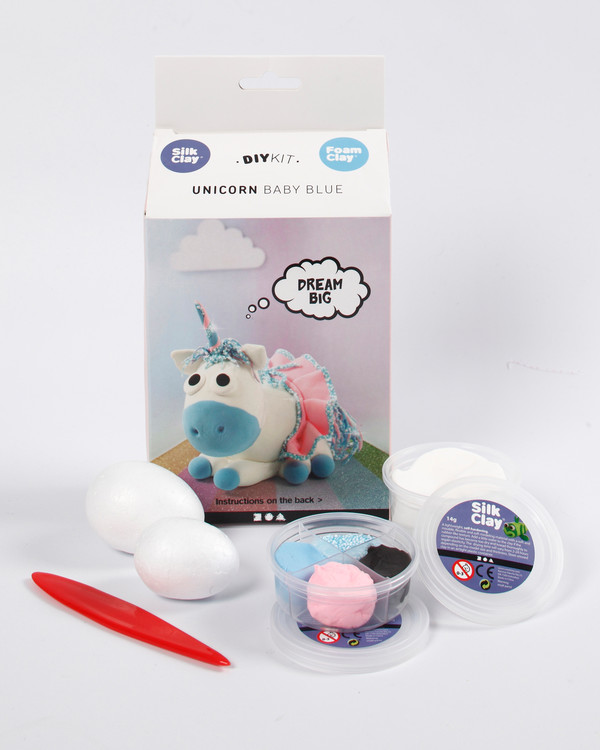 Hoppbysett Baby Blue Enhjørning