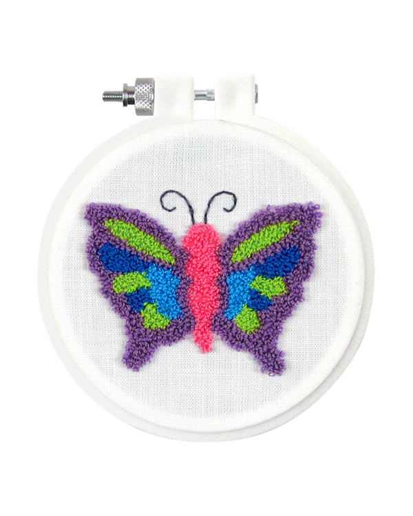 Punch needle Kit Schmetterling