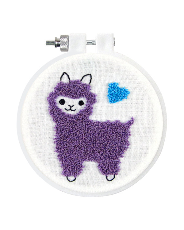 Punch needle kit Lama
