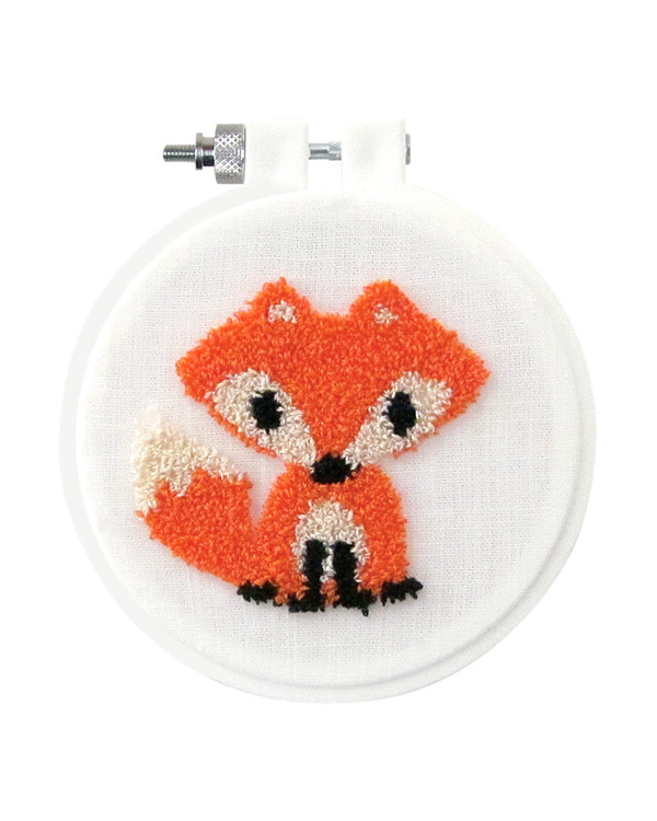Punch needle kit Ræv
