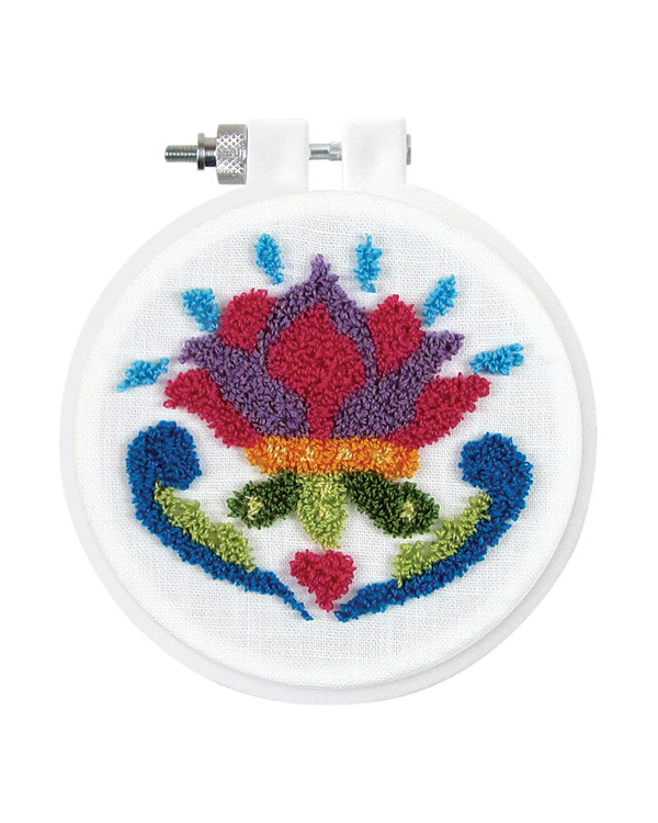 Punch needle Kit Blumen