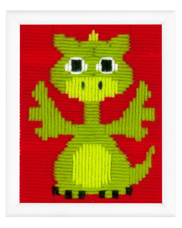 Broderikit Långstygn Lilla draken