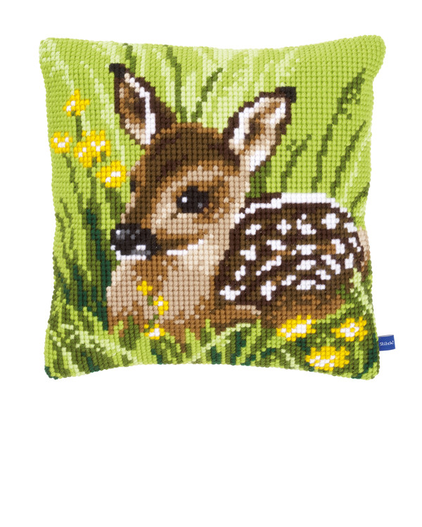 Broderikit Kudde Liten hjort