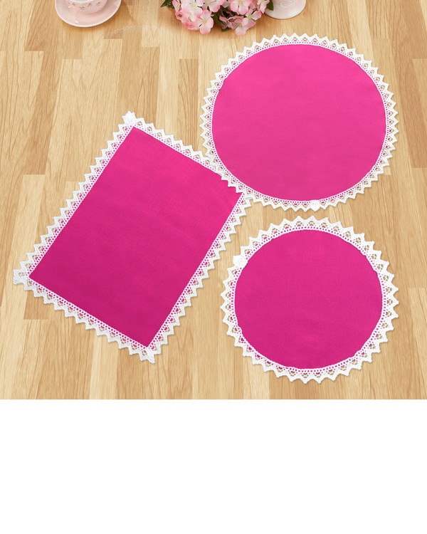 Duksett Doilies 3-pk