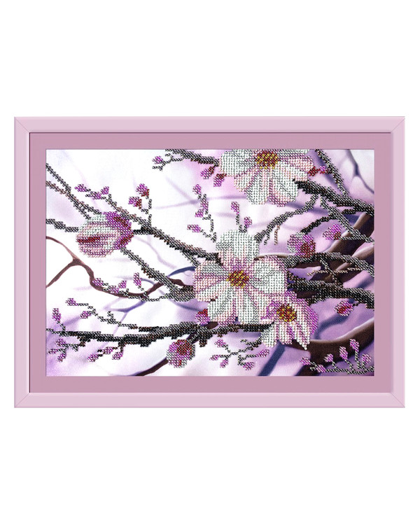 Pärlbroderi Blomster