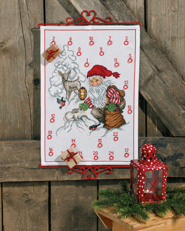 Broderipakke Kalender Skogens venner
